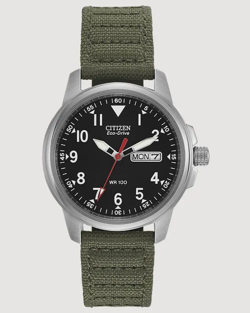 Men&#39;s Eco-Drive Stainless Steel Watch BM8180-03E