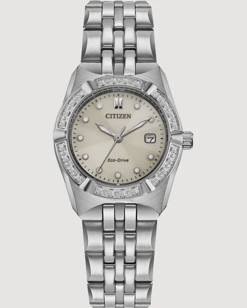 Corso Diamond Taupe Dial Stainless Steel Bracelet EW2710-51X