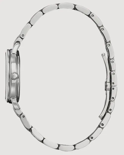 Citizen Coin Edge Silver-Tone Dial Stainless Steel Women's Watch EM1050-56A