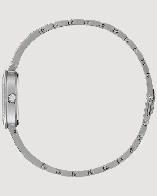 Citizen Silhouette Crystal White Dial Stainless Steel Ladies Bracelet EM0860-51D