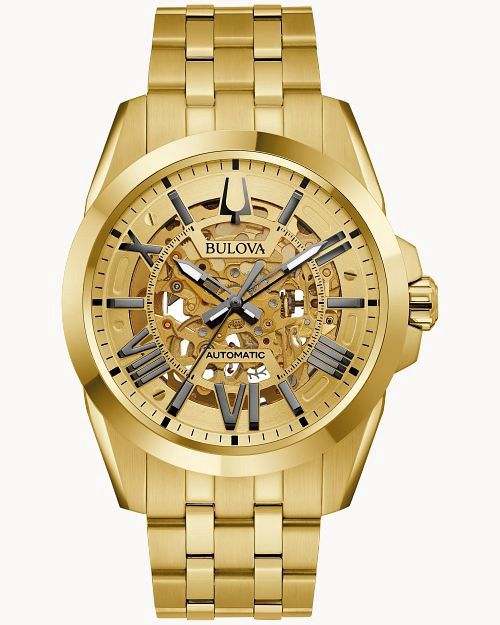 Gold-Tone Dial Stainless Steel Bracelet Sutton 97A162