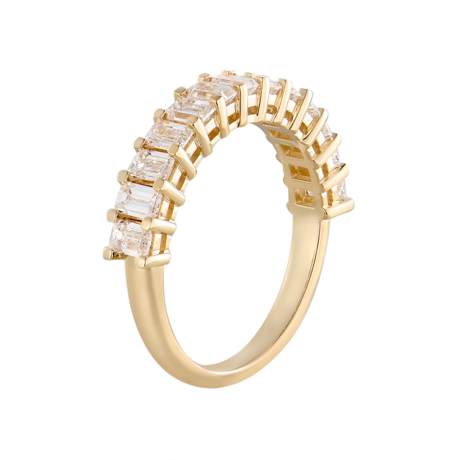 14K Yellow Gold Lab Grown Diamond Wedding Band MZ10891-1