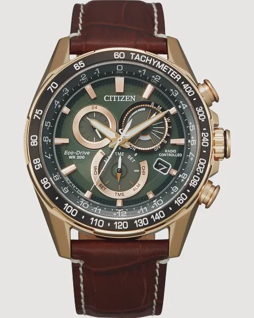 PCAT Green Dial Leather Strap CB5919-00X