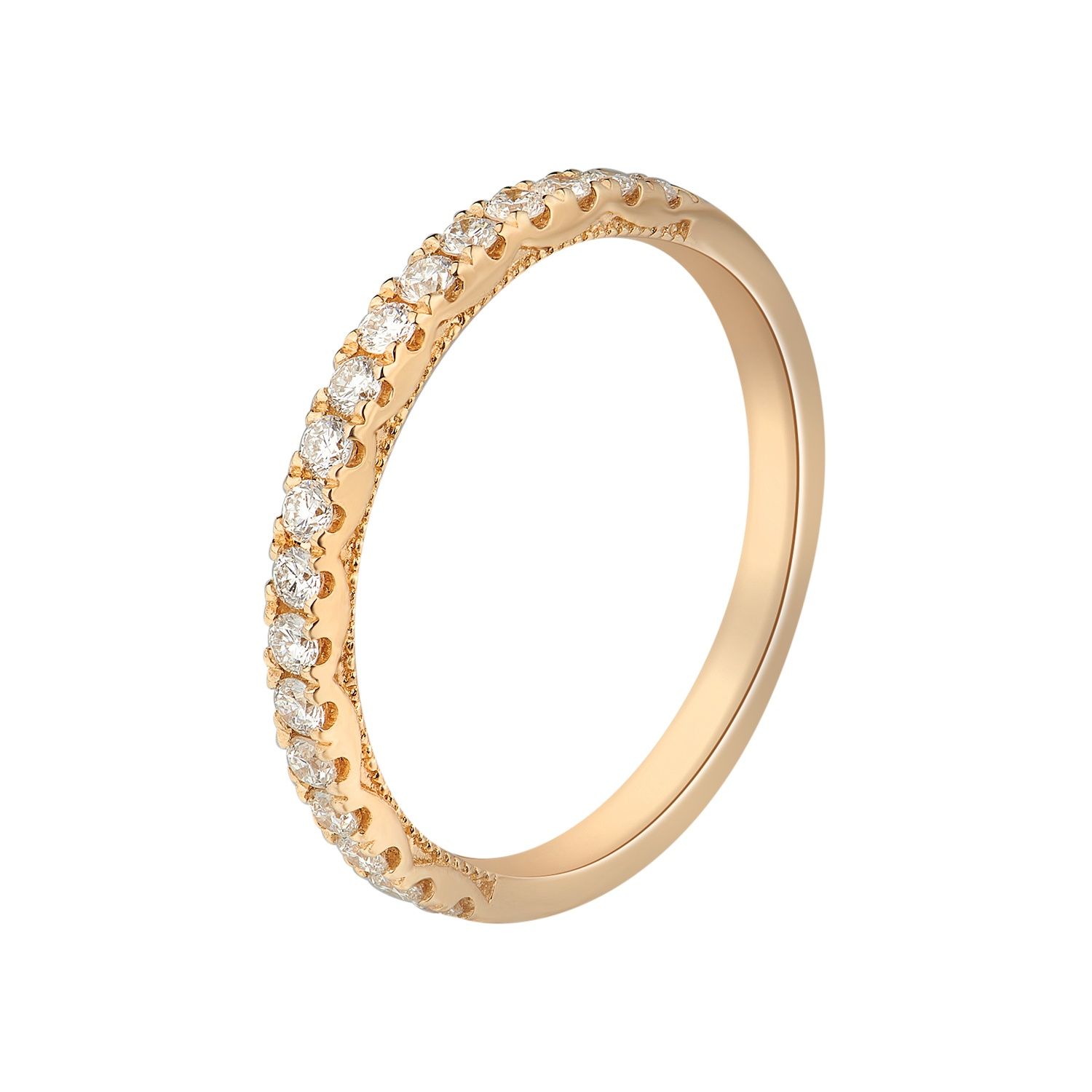 14K White/Yellow Gold Natural Diamond Wedding Band MZ6027