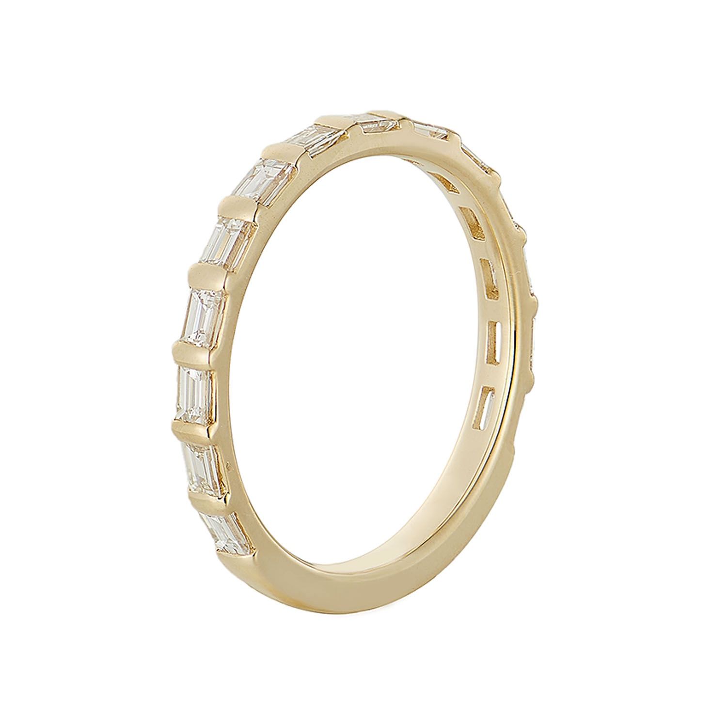 14K White/Yellow Gold Natural Diamond Wedding Band MZ1613-1