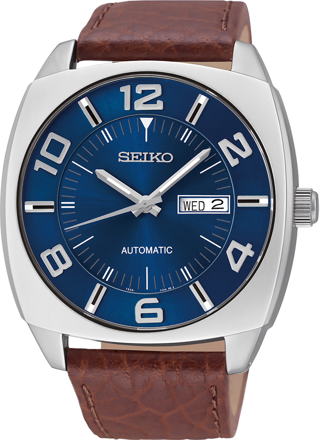 SEIKO Recraft Series SS Automatic Blue Dial Watch SNKN37