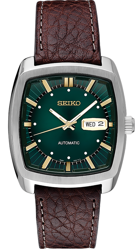 SEIKO Recraft Series Automatic Stainless Steel Green Dial Men&#39;s Watch SNKP27