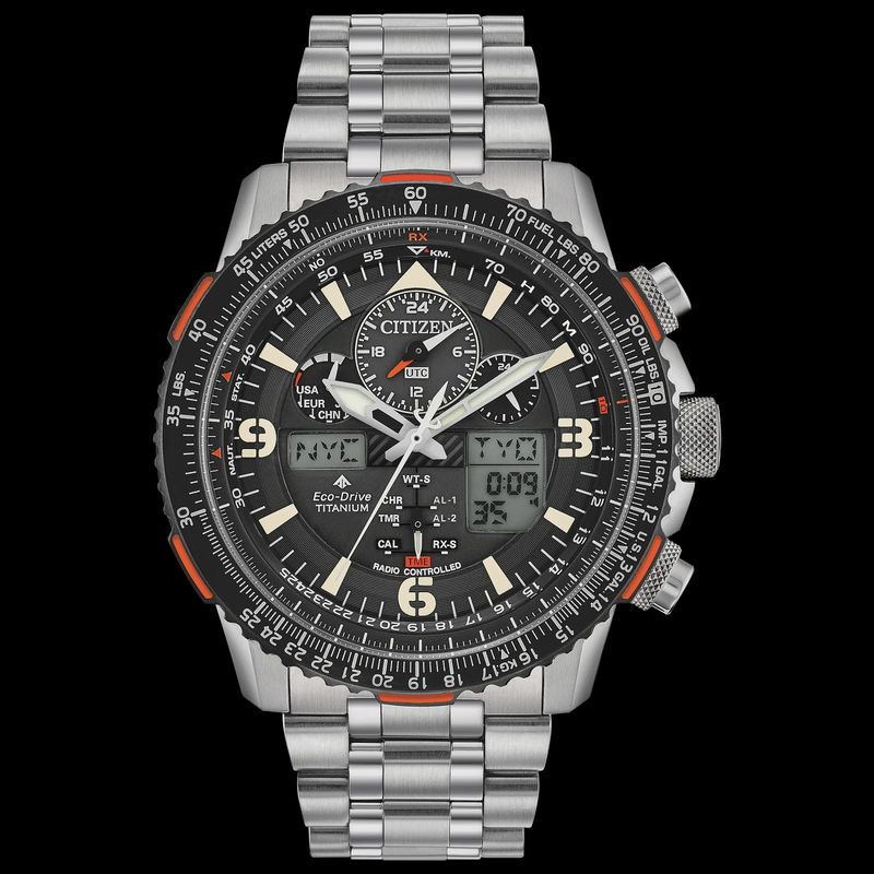 Citizen Promaster Eco-Drive Gents Watch Black Dial Watch JY8109-85E