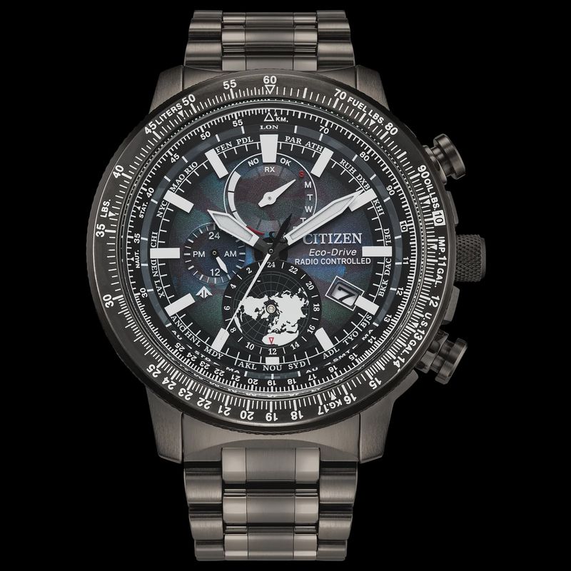 Citizen Promaster Global Geo Trekker Radio-Controlled Blue Dial Watch BY3005-56E