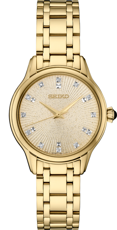 Seiko s SS GP Quartz Champagne Dial Watch SRZ552