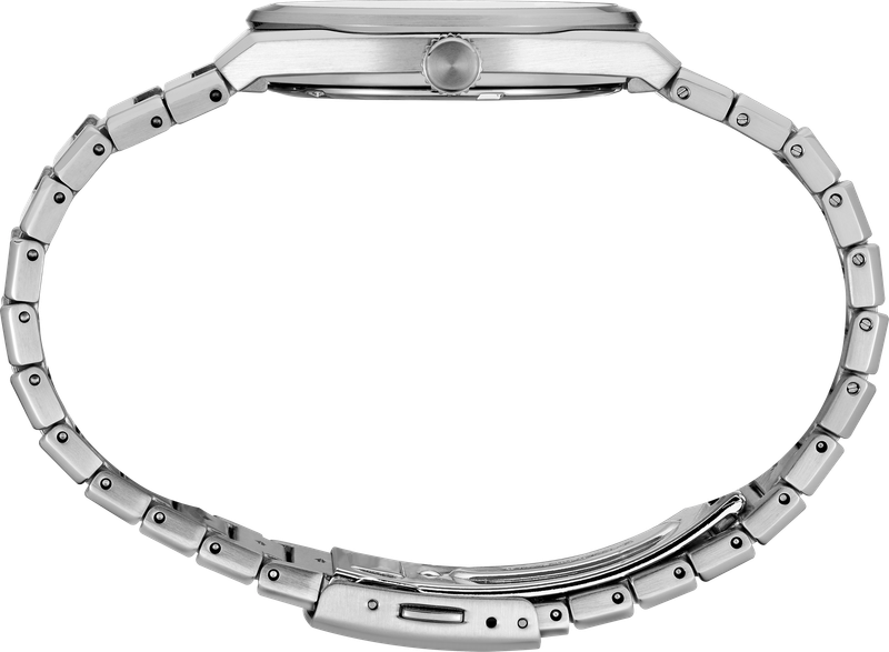 Seiko Essentials Quartz Stainless Steel Blue Dial Men's Watch SUR555