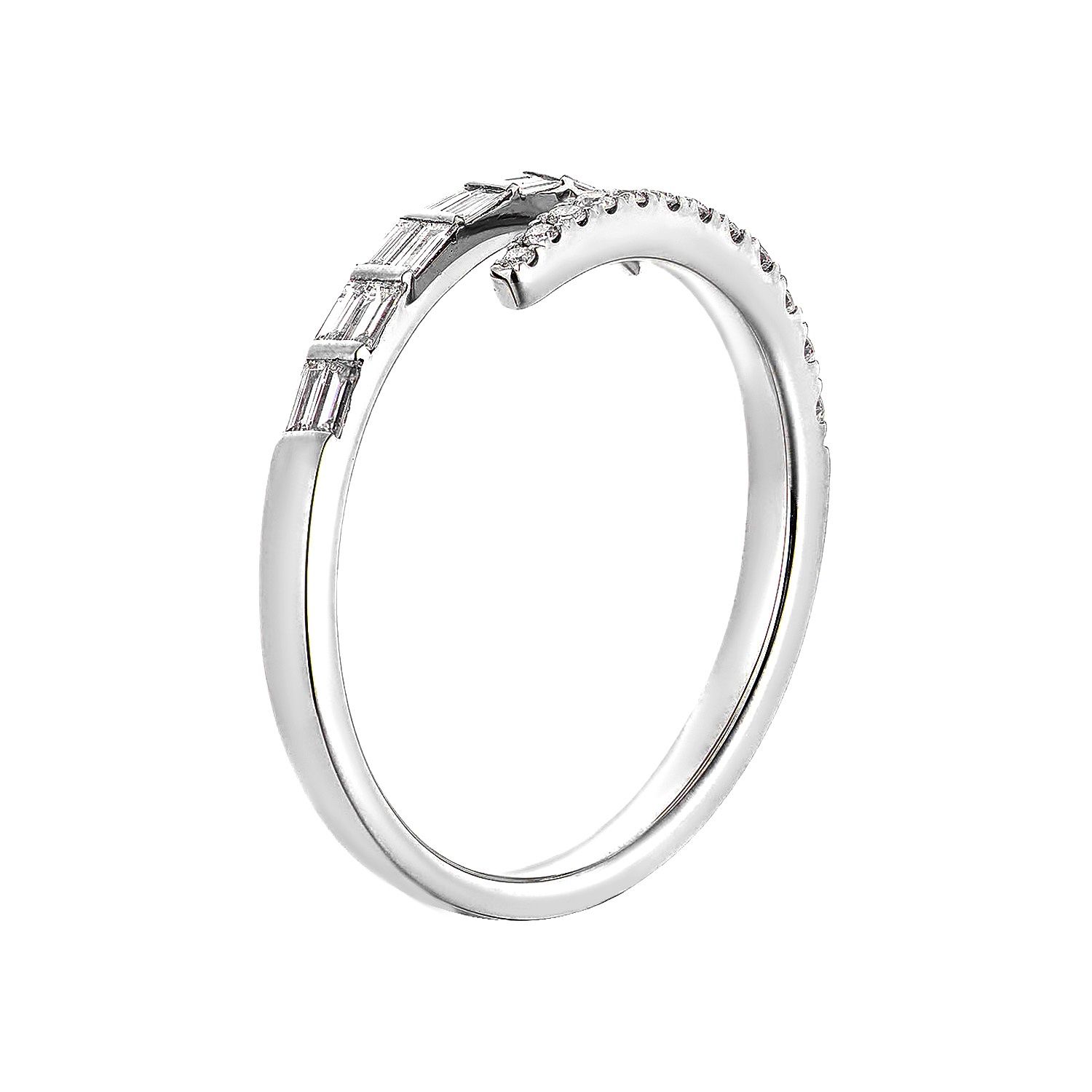14K White Gold Lab Grown Diamond Ring MZ73200