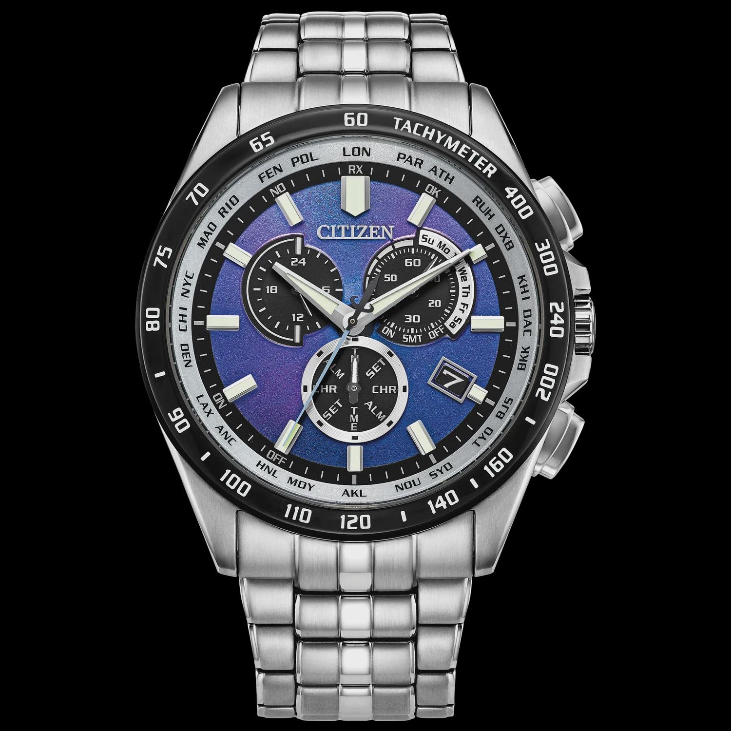 Citizen Eco-Drive Sport Luxury PCAT UNITE Blue Dial Watch CB5874-81L