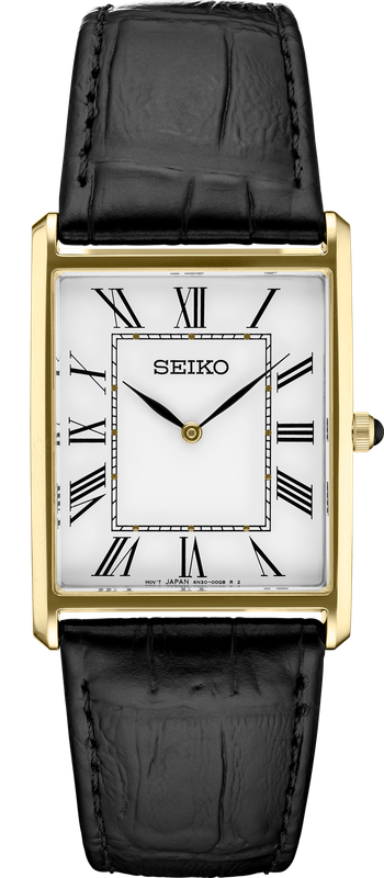 Seiko Essentials GP Quartz White Dial Stainless Steel Women&#39;s Watch SWR052