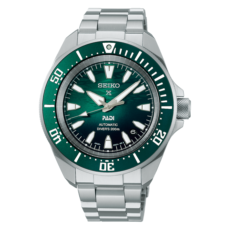 Seiko Prospex Diver SS Automatic Green Dial PADI SE Men&#39;s Watch SRPL53