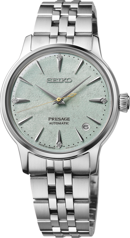 Seiko Presage Cocktail Time Mid-Size SS Automatic Green Dial Watch SRPL63