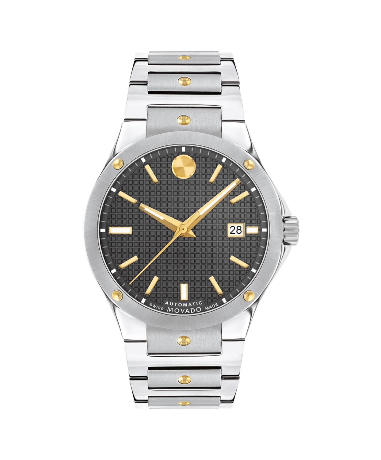 Movado SE Automatic 44mm Unisex Stainless Steel Watch 0607552