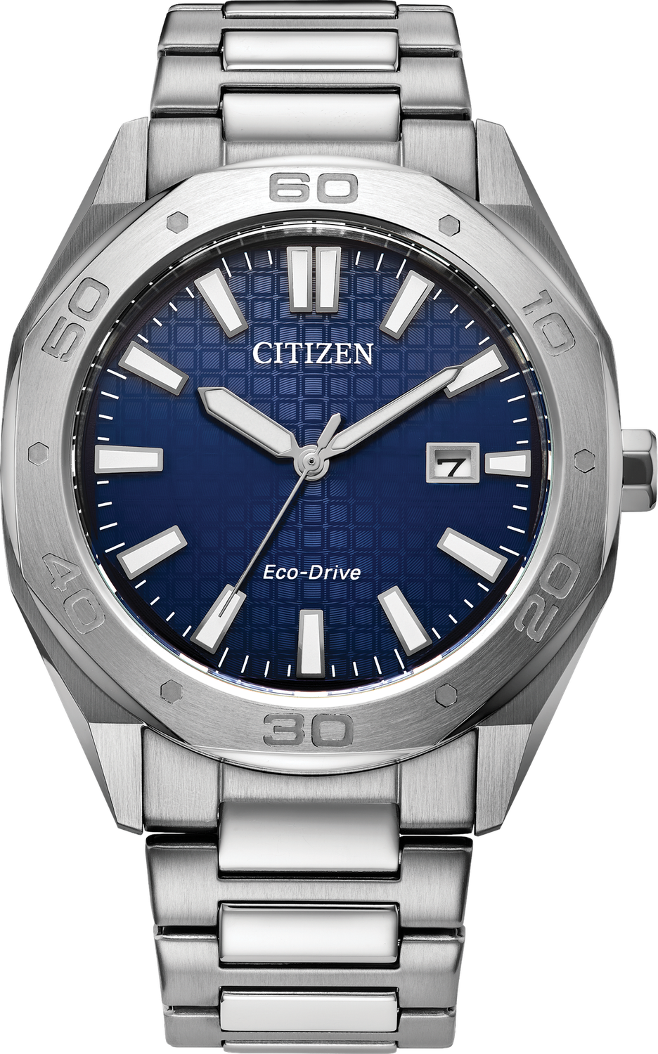 Citizen Odyn Blue Dial Eco-Drive 100M Stainless Steel 41mm Watch BM7630-80L