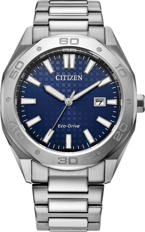 Citizen Odyn Blue Dial Eco-Drive 100M Stainless Steel 41mm Watch BM7630-80L