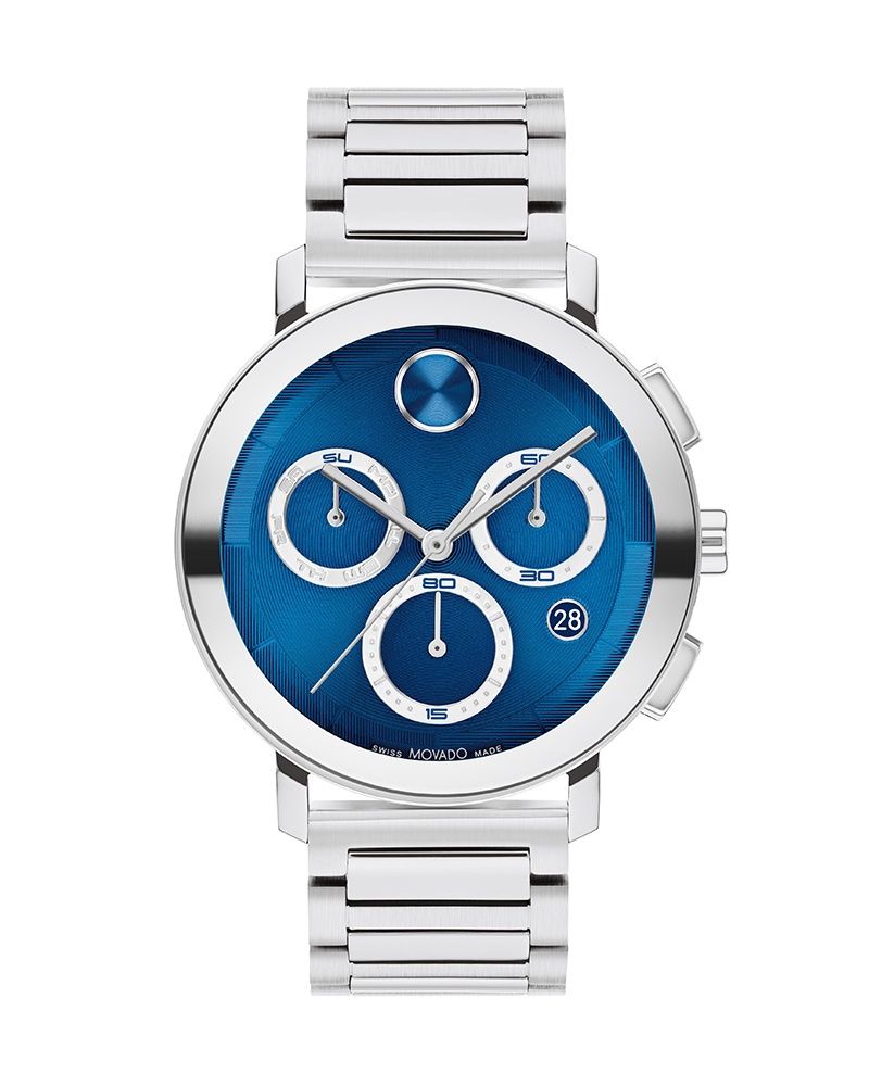 Movado BOLD Evolution 2.0 Chronograph Quartz Blue Dial Men&#39;s Watch 3601231