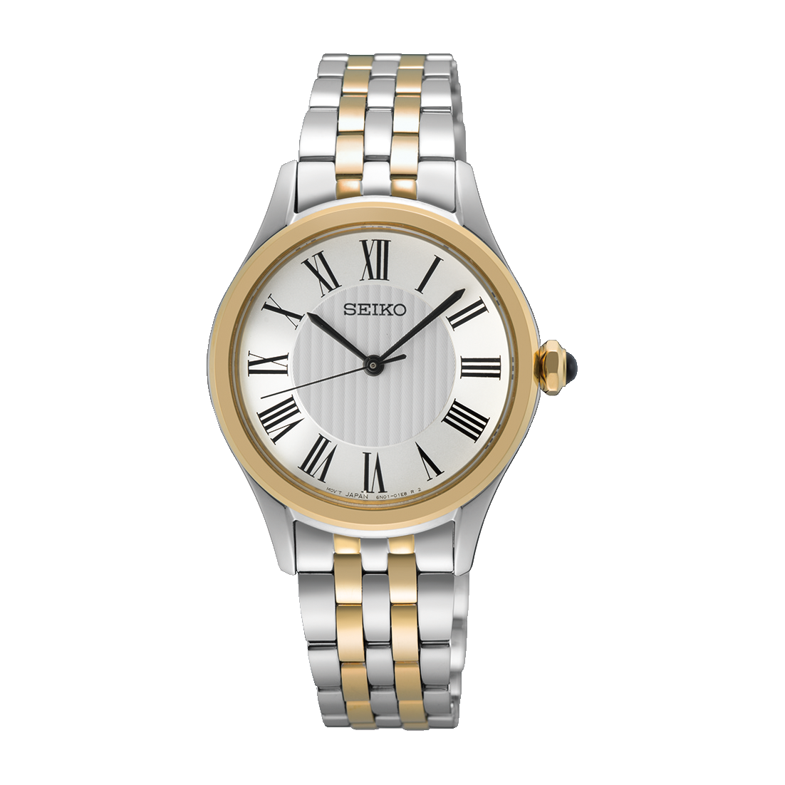 Seiko Essentials Quartz Silver Dial Stainless Steel Women&#39;s Watch SUR612