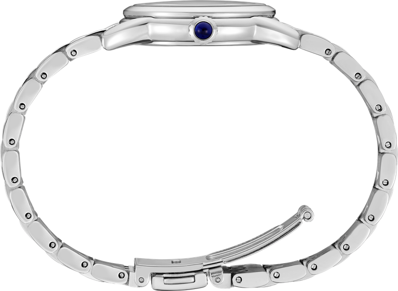 Seiko Essentials Quartz White Dial Stainless Steel Women's Watch SUR561