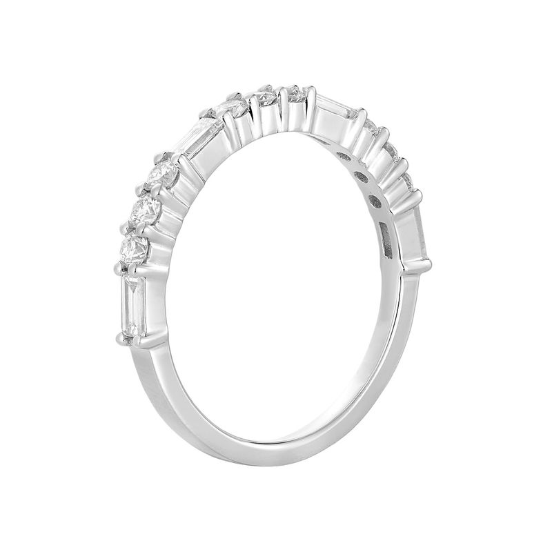 14K White Gold Natural Diamond  Wedding Band MZ72742-REGZ00040