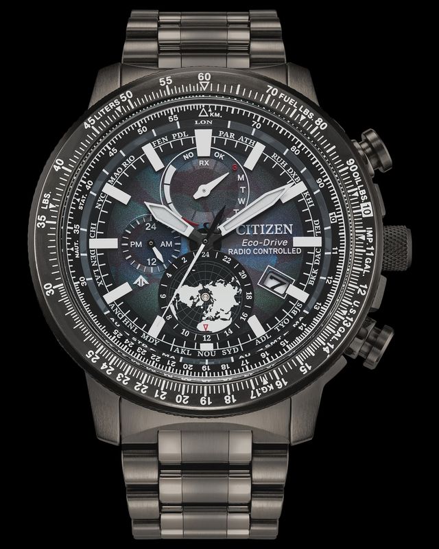 Citizen Promaster Global Geo Trekker Radio-Controlled Blue Dial Watch BY3005-56E