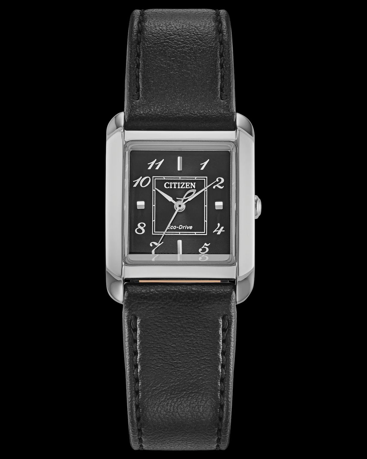 CITIZEN L Bianca Black Dial Apple Leather Strap Women&#39;s Watch EW5600-01E