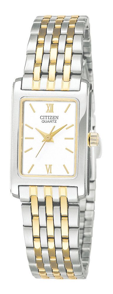 CITIZEN Quartz White Dial Stainless Steel Women&#39;s Bracelet EJ5854-56A
