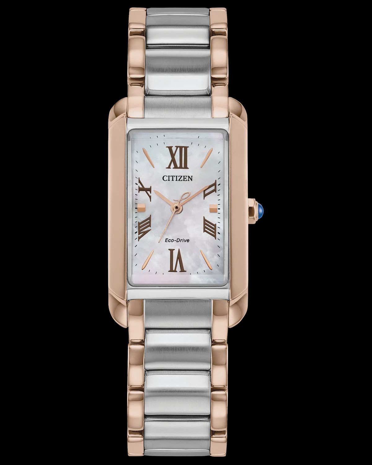 CITIZEN L Bianca White Dial Stainless Steel Women&#39;s Bracelet EW5624-54Y