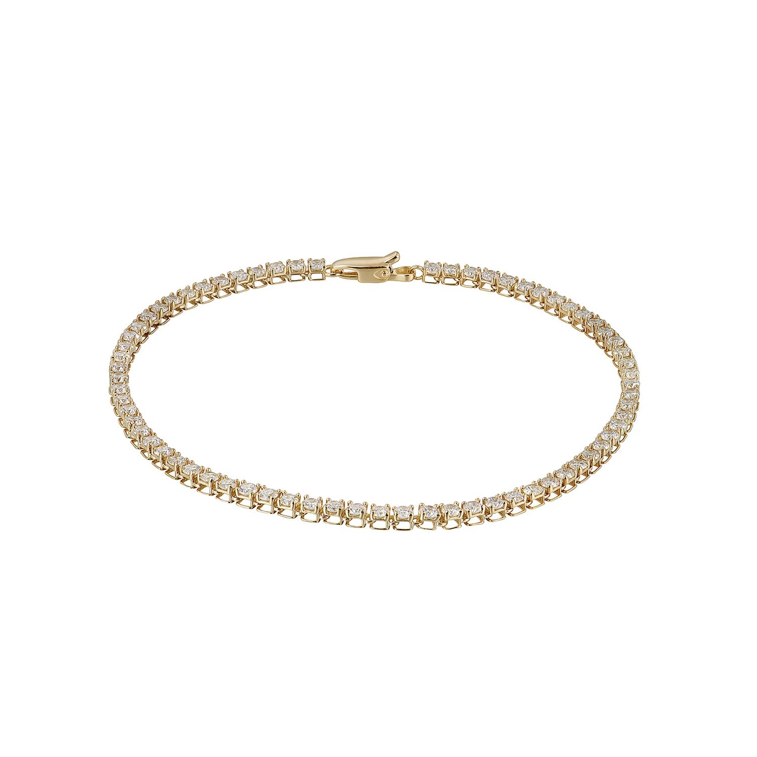 14K White/Yellow Gold Round Natural Diamond  Bracelet MZ2408, Colour: 14KYellow-3.16g-2.167ct-ND