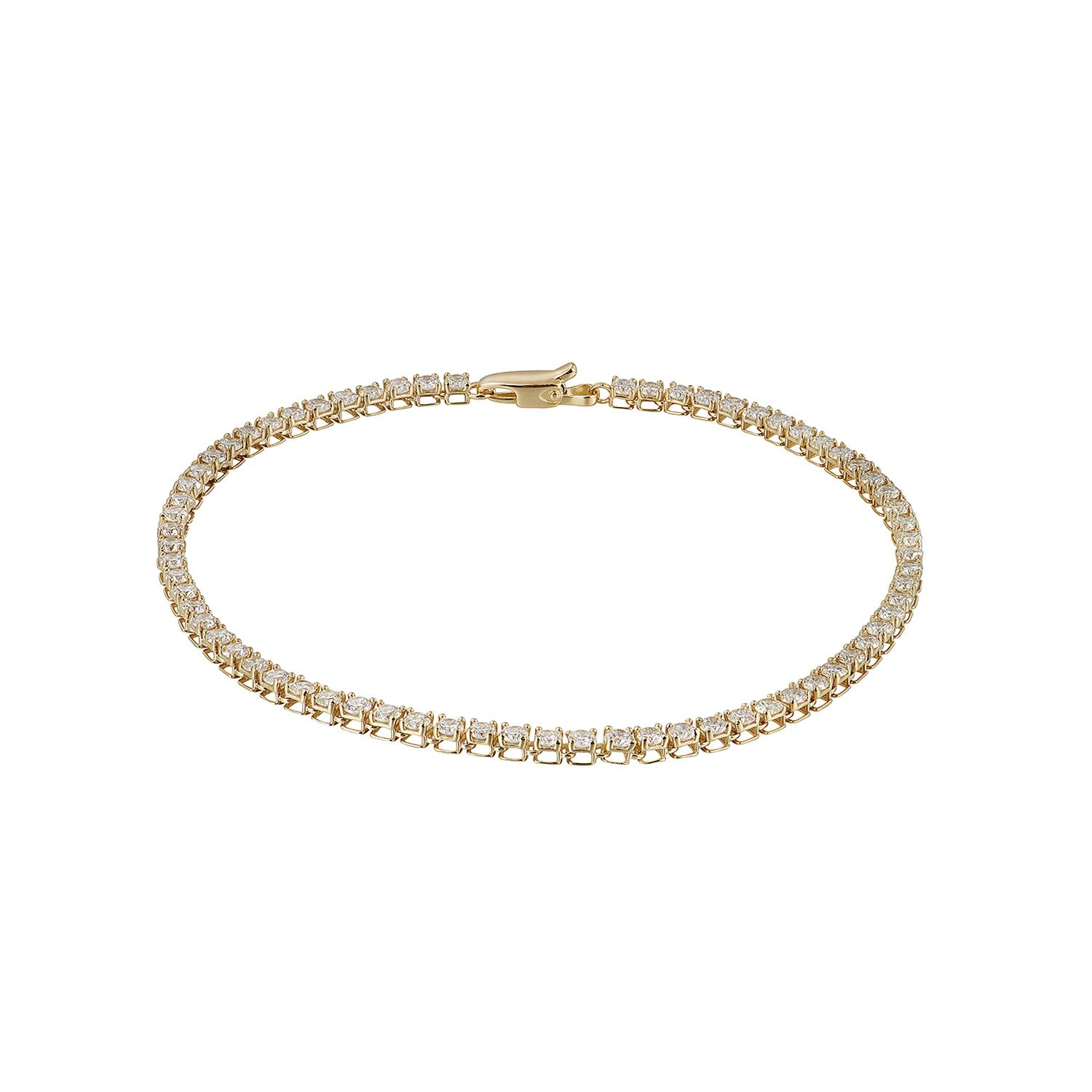 14K White/Yellow Gold Round Natural Diamond  Bracelet MZ2408, Colour: 14KYellow-3.16g-2.167ct-ND