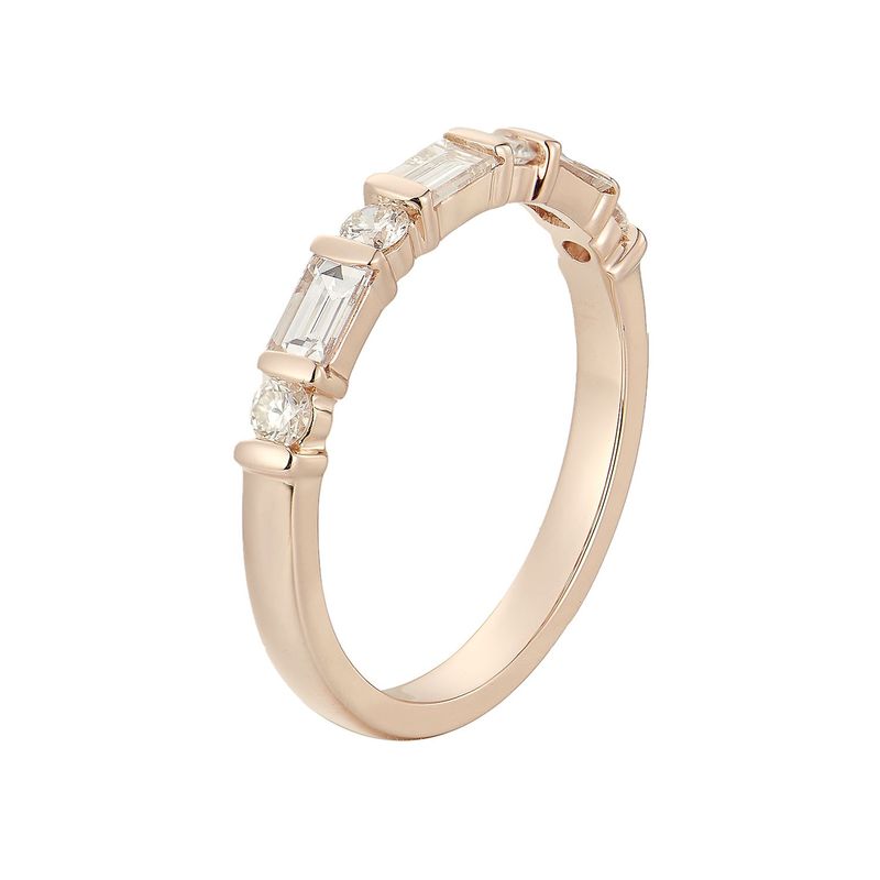 14K Yellow Gold Natural Natural Diamond  Wedding Band MZ6841