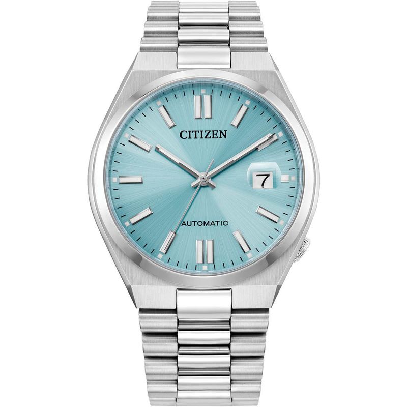 Citizen TSUYOSA Light Blue Dial Stainless Steel Men's Bracelet NJ0151-53M