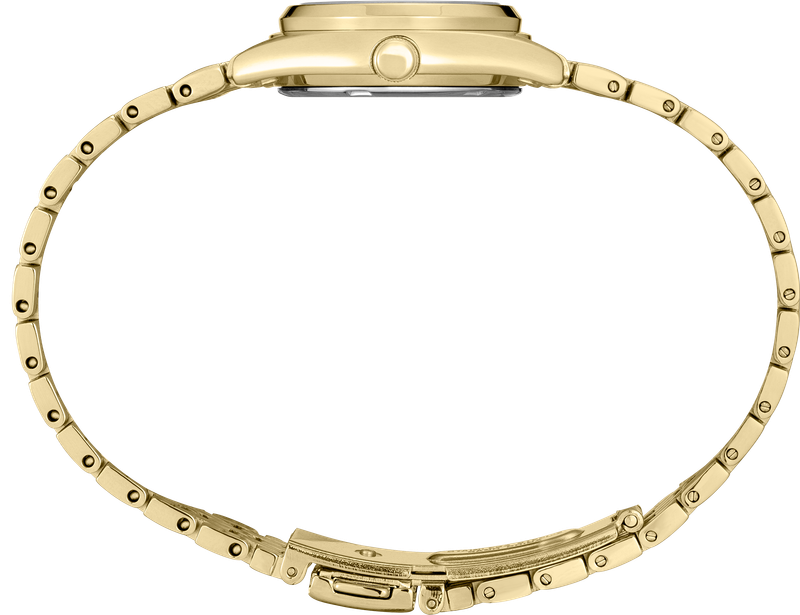 Seiko Essentials SS GP Quartz White Dial Women's Watch SUR440