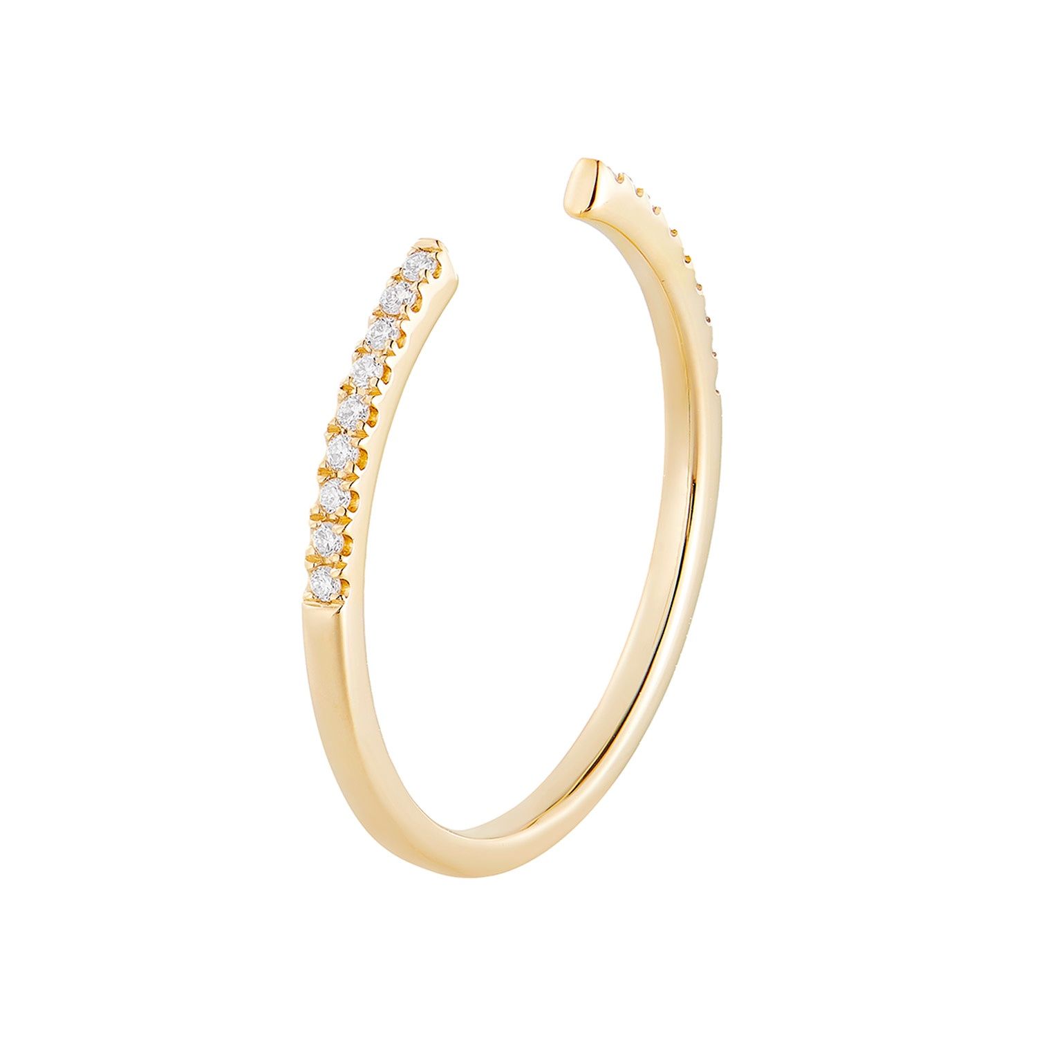 14K White/Yellow Gold Lab Grown Diamond Wedding Band MZ6054, Colour: 14KY-1.01g-0.092ct-LG