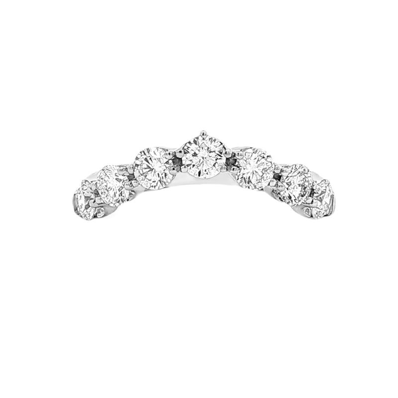 14K Yellow/White Gold Lab Grown Diamond Wedding Band MZ2537