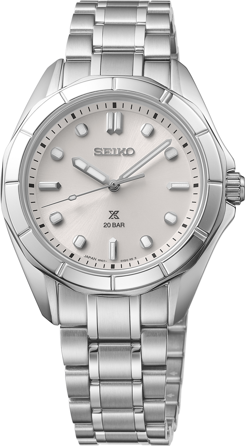 Seiko Prospex Sea Series Silver Dial Stainless Steel Women's Watch SUR595