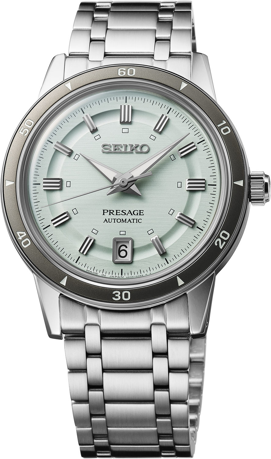 SEIKO Presage Style 60’s Automatic Ice Green Dial Men's Watch SRPL71