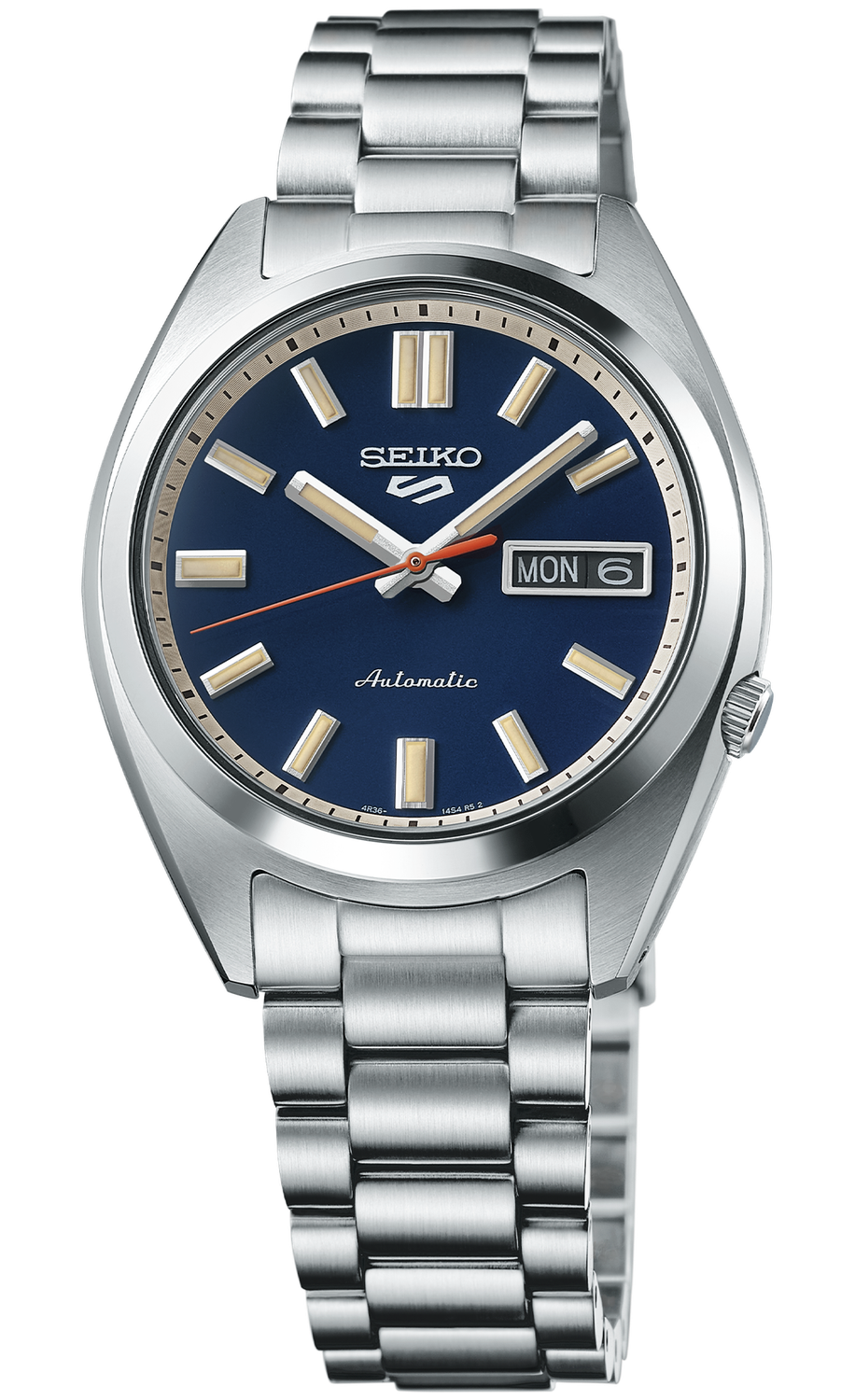 Seiko 5 Sports Mid-Size Stainless Steel Automatic Blue Dial Men's Watch SRPK87