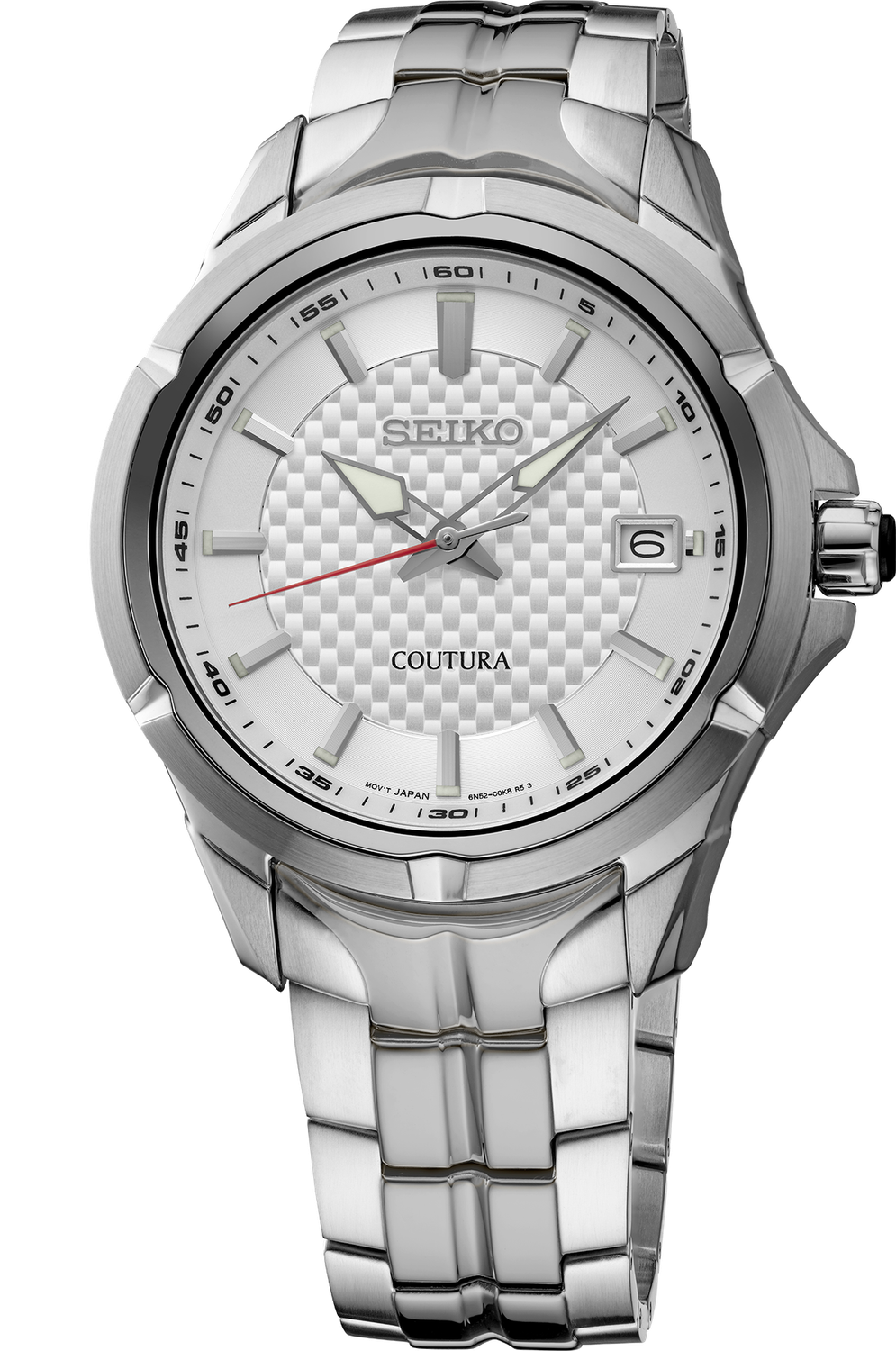 SEIKO Coutura Stainless Steel Quartz Silver Dial Men's Watch SUR565