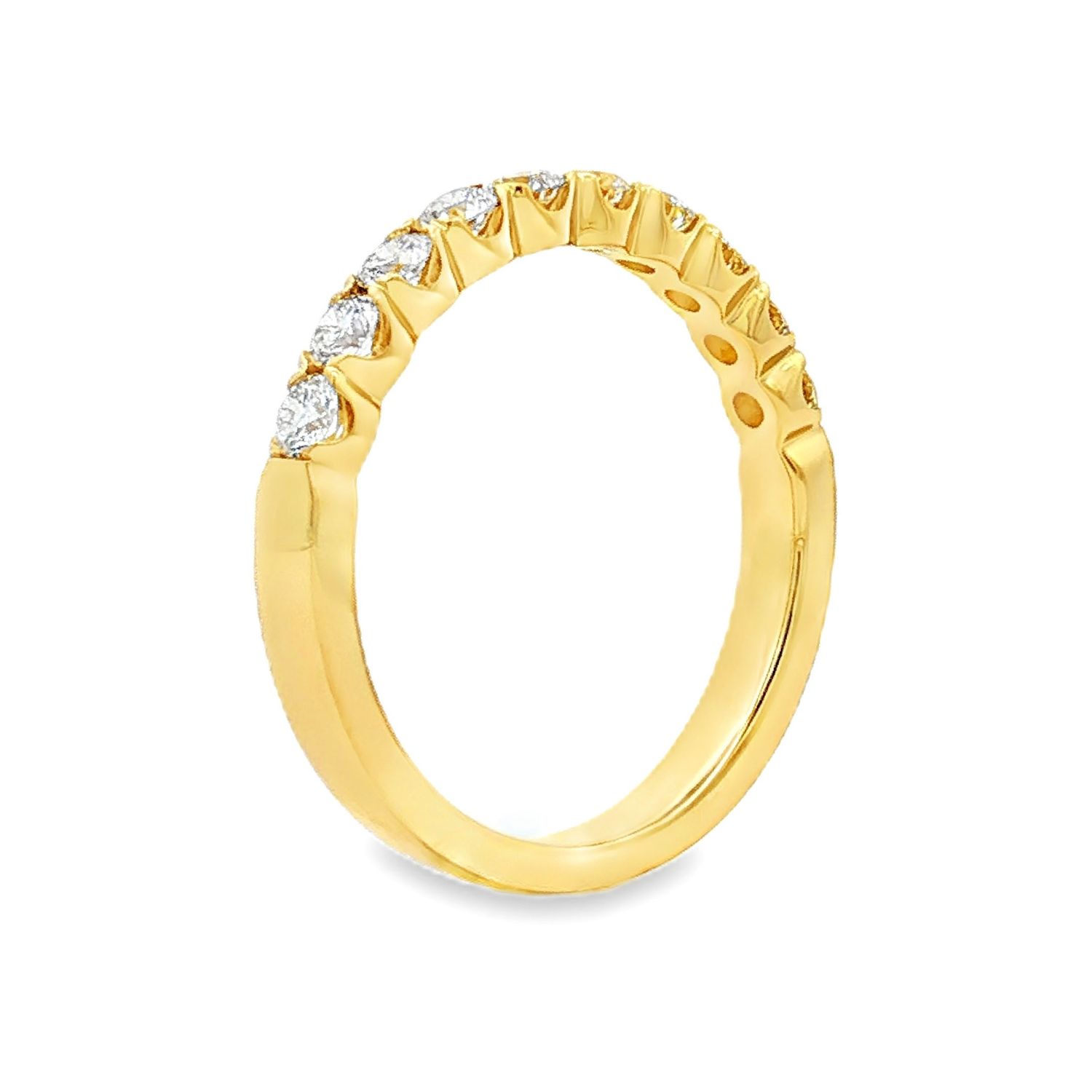 14K Yellow Gold Lab Grown Diamond Wedding Band MZ1686-7