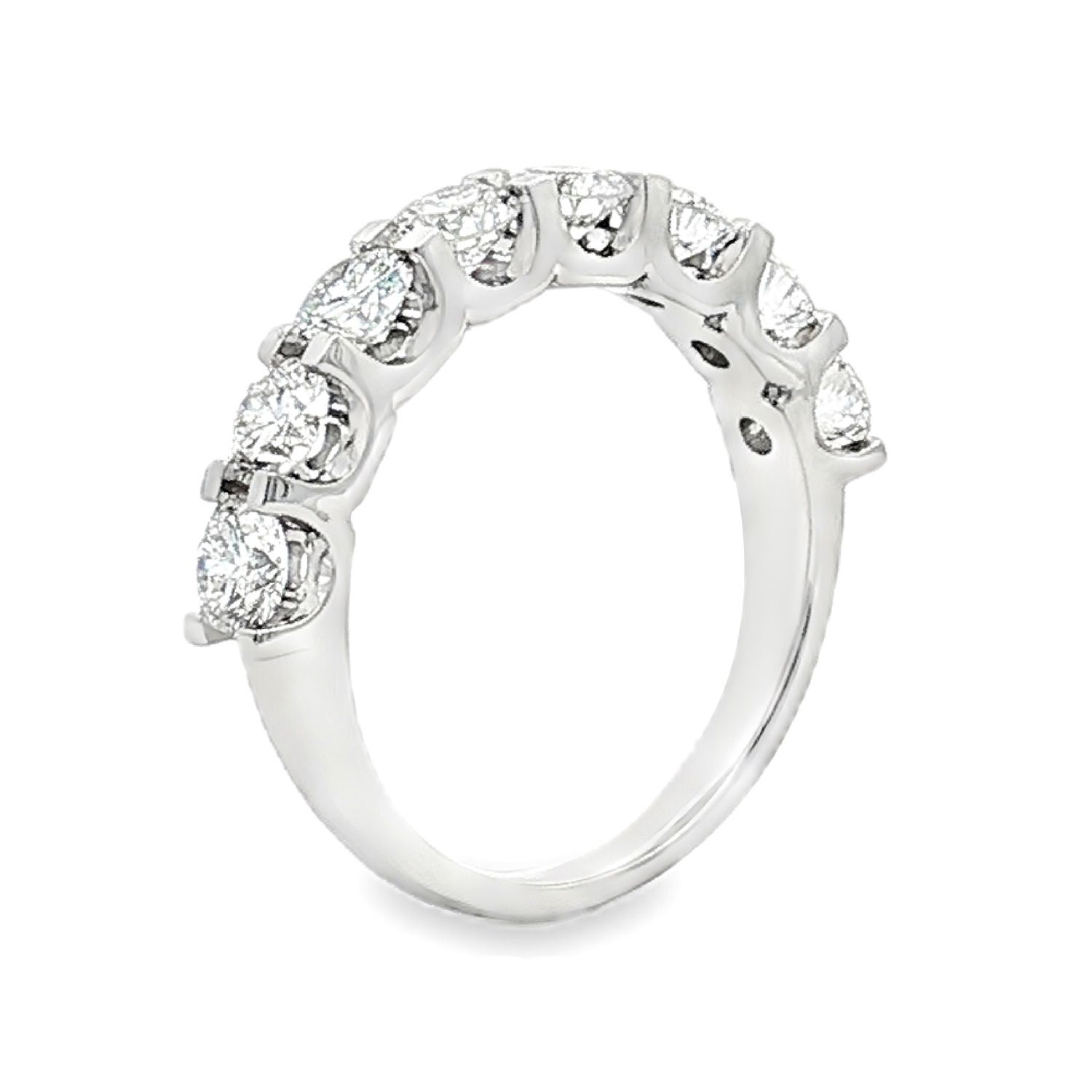 14K White/Yellow Gold Lab Grown Diamond Wedding Band MZ11586-1, Colour: 14KW-3.76g-1.786ct-LG