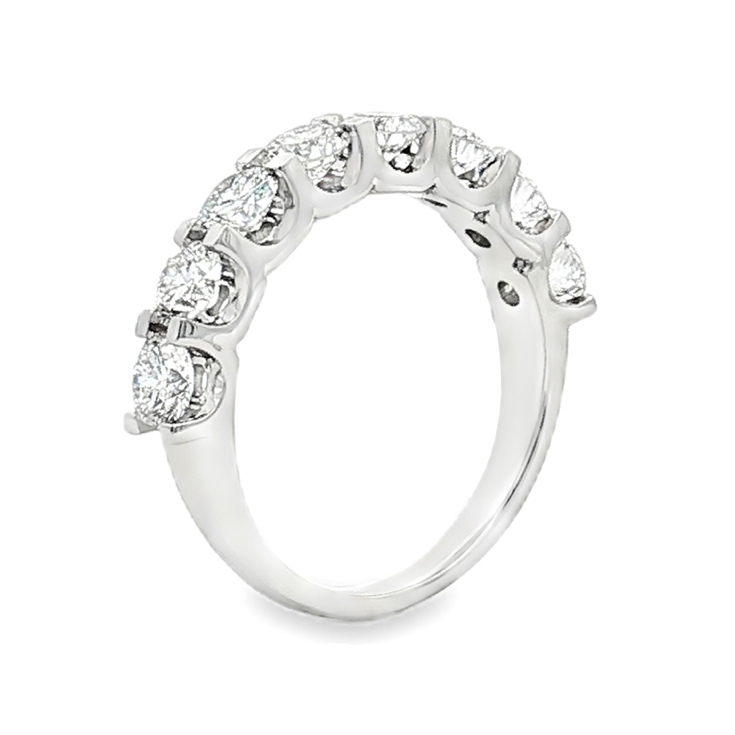 14K White/Yellow Gold Lab Grown Diamond Wedding Band MZ11586-1, Colour: 14KW-3.64g-1.82ct-LG