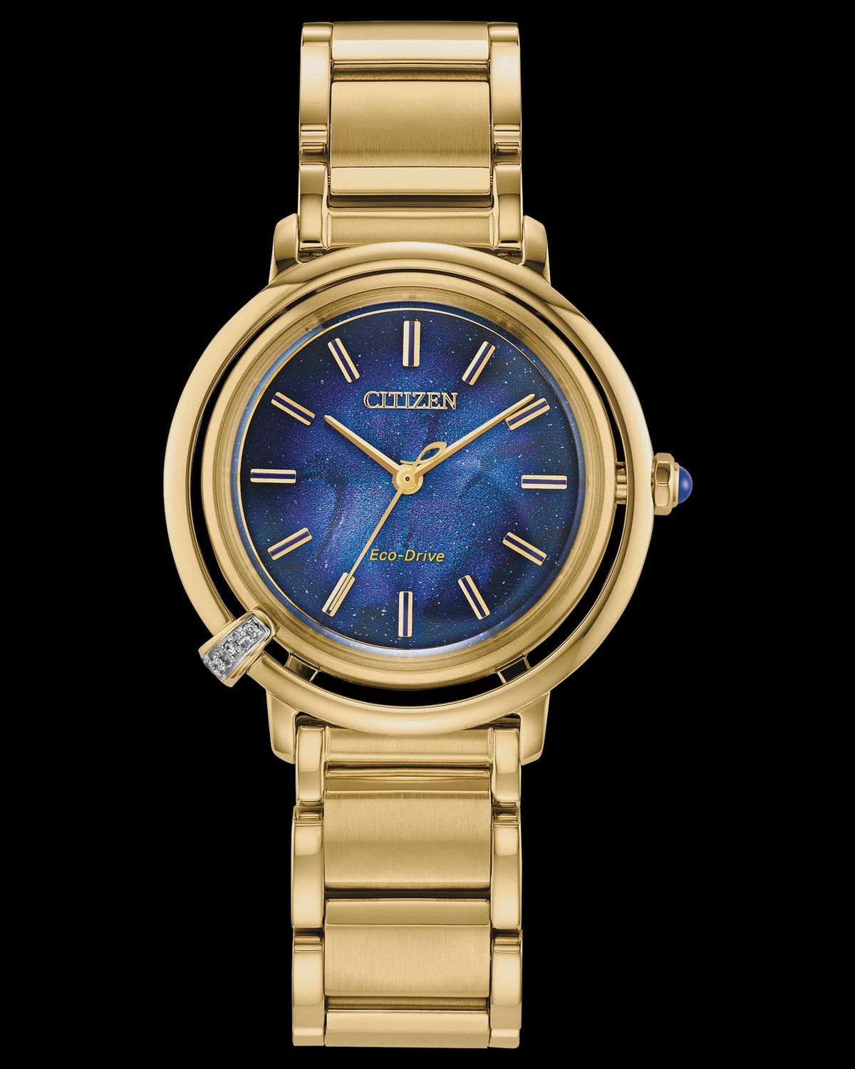 CITIZEN L Arcly Blue Dial Stainless Steel Women's Bracelet EM1099-57L