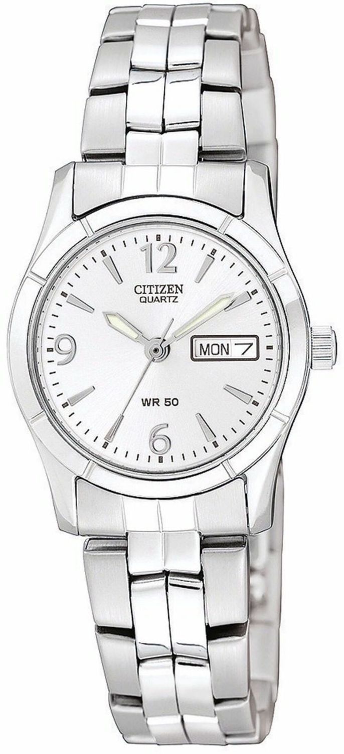 CITIZEN Dress Classic Silver Dial Stainless Steel Women's Watch EQ0540-57A