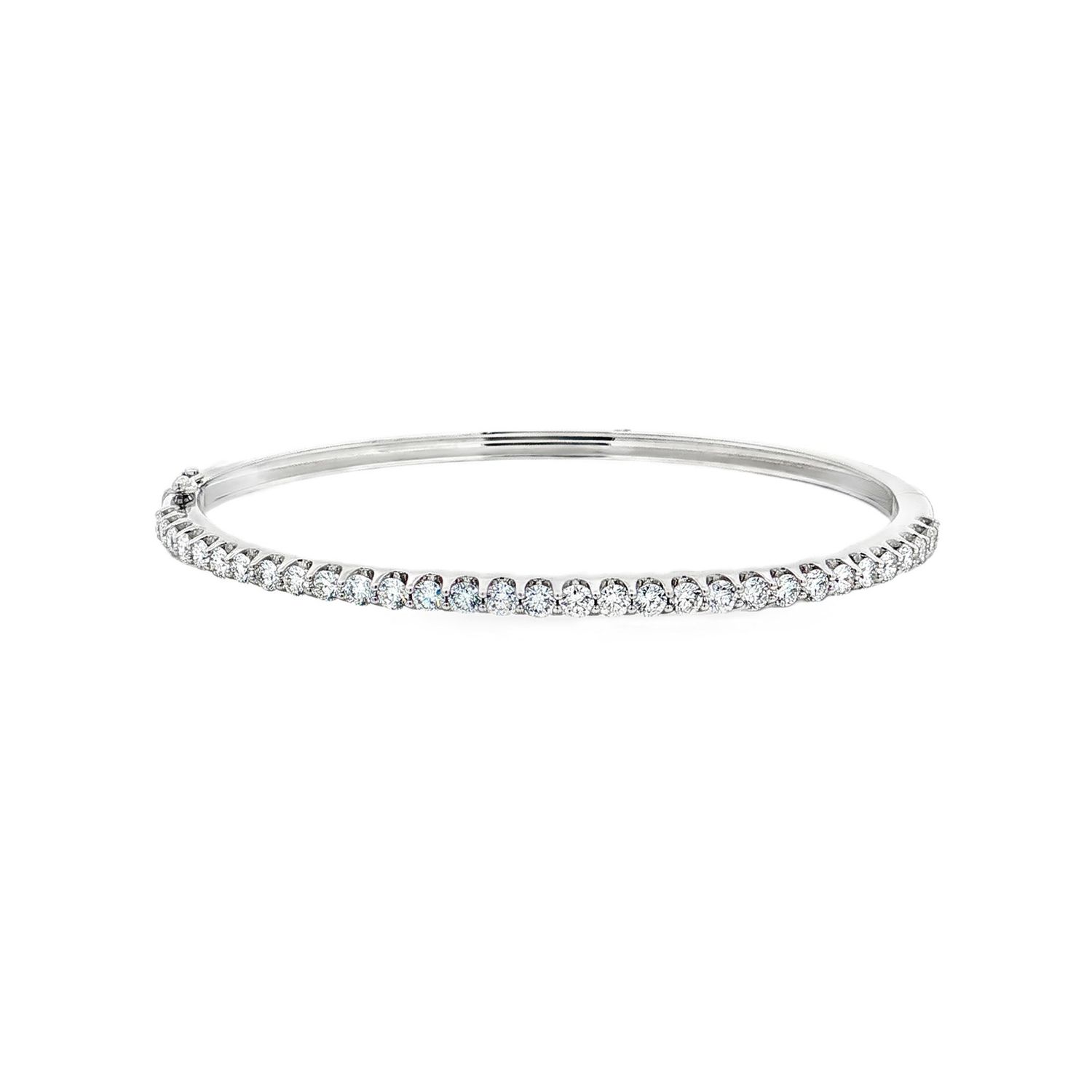 18K White Gold Lab Grown Diamond Classic Bracelet YM0013