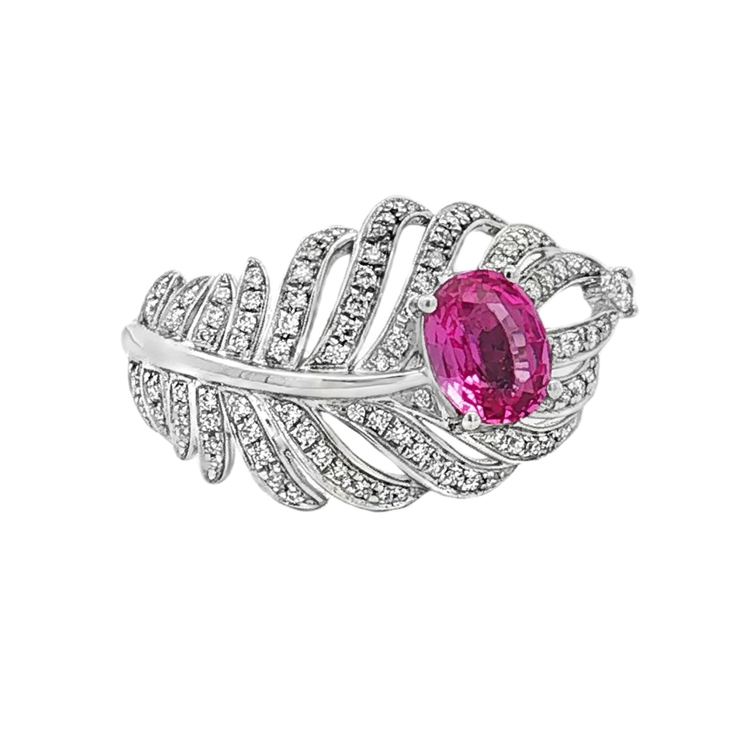 PT950 Platinum Natural Paraiba Tourmaline And Diamond Ring HFXY0013