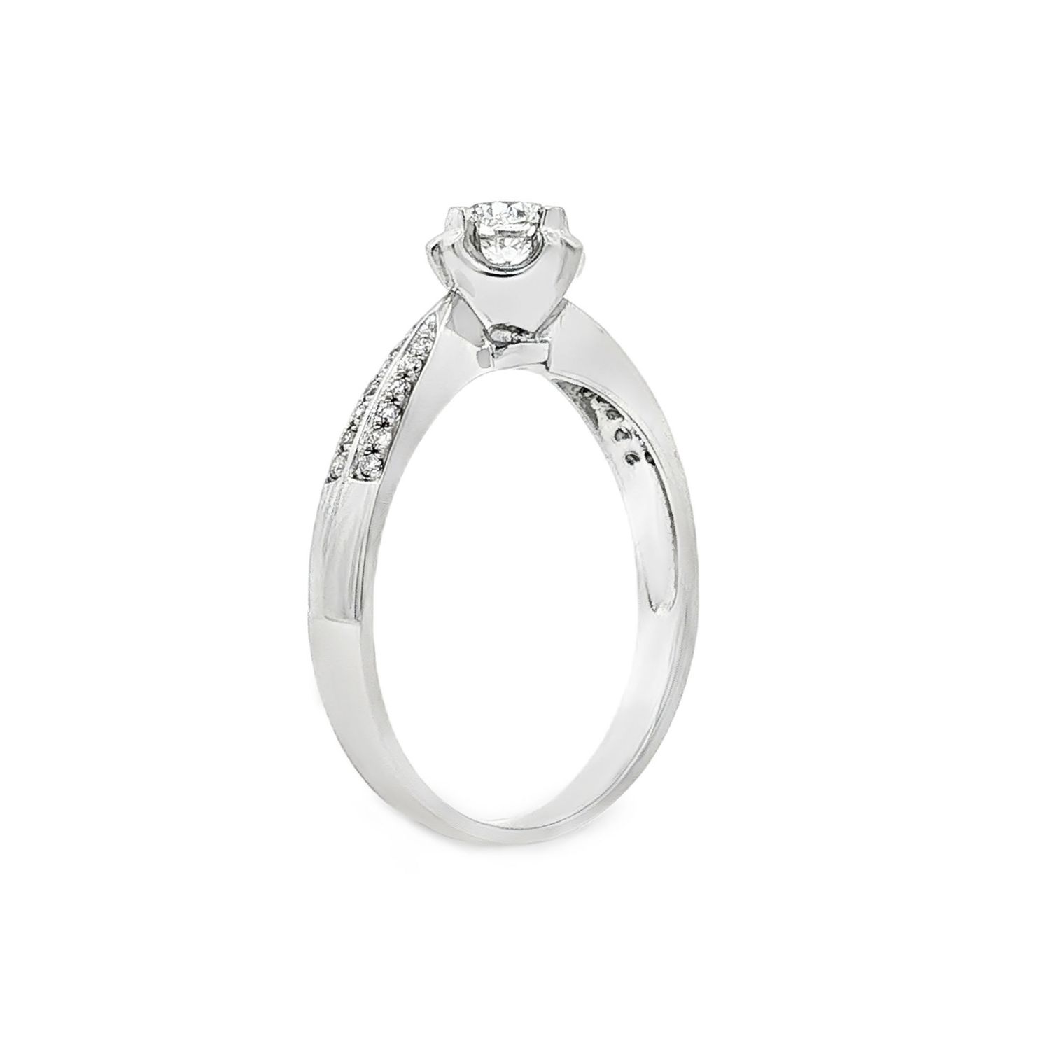 PT950 Platinum Natural Diamond Size 6.25 Engagement Ring BJL0060